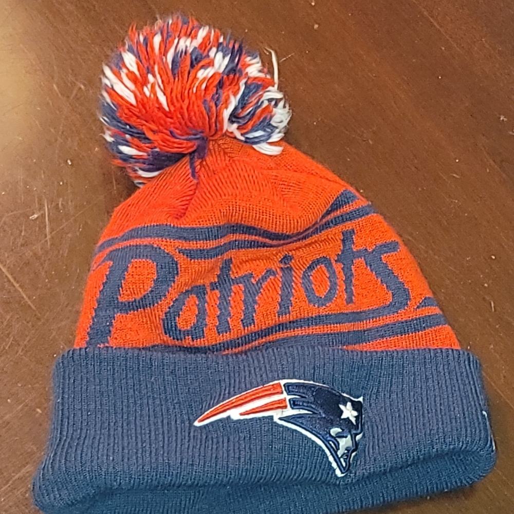 Vintage New England Patriots Winter Hat with long S